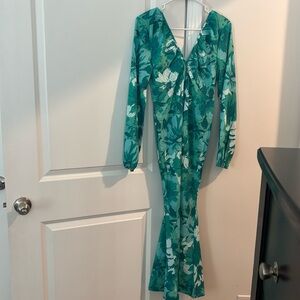 Green Mermaid Long Dress